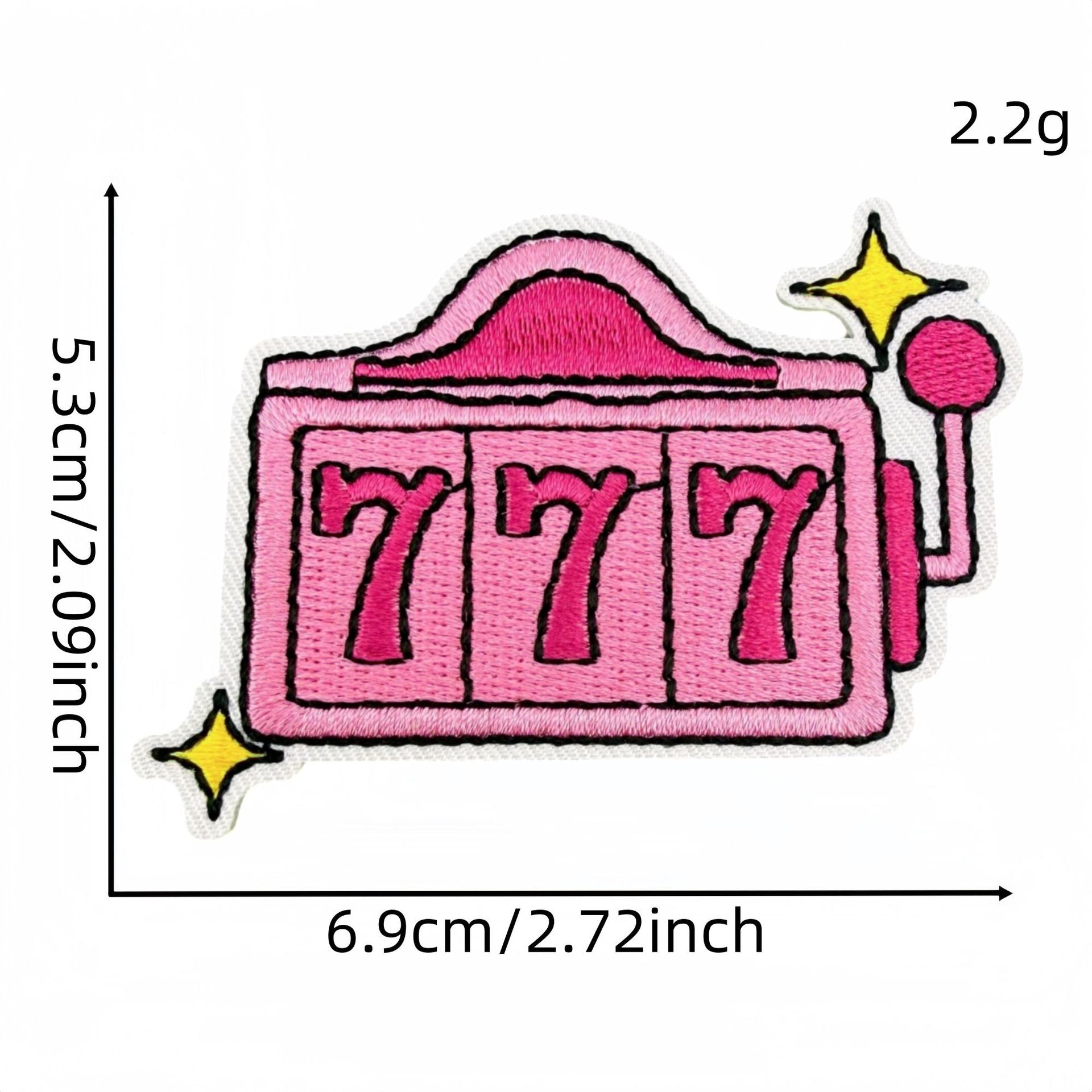 Wholesale Y2K Black Pink Heart Star Embroidered Patches 20 Pcs Fashion Decorative Accent For Clothing Bags Gift Craft Supply