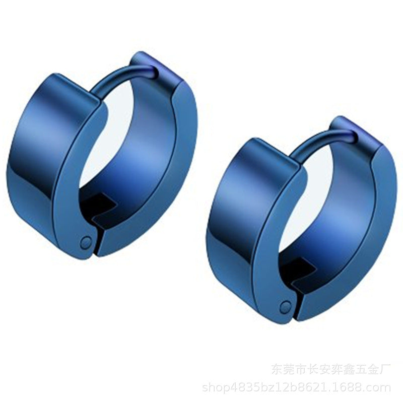 Pendientes al por mayor de acero inoxidable con punk de doble cara de doble cara