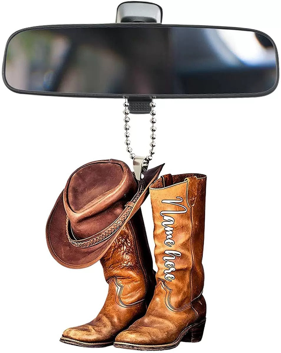 Wholesale Denim Boots Hats Acrylic Car Accessories