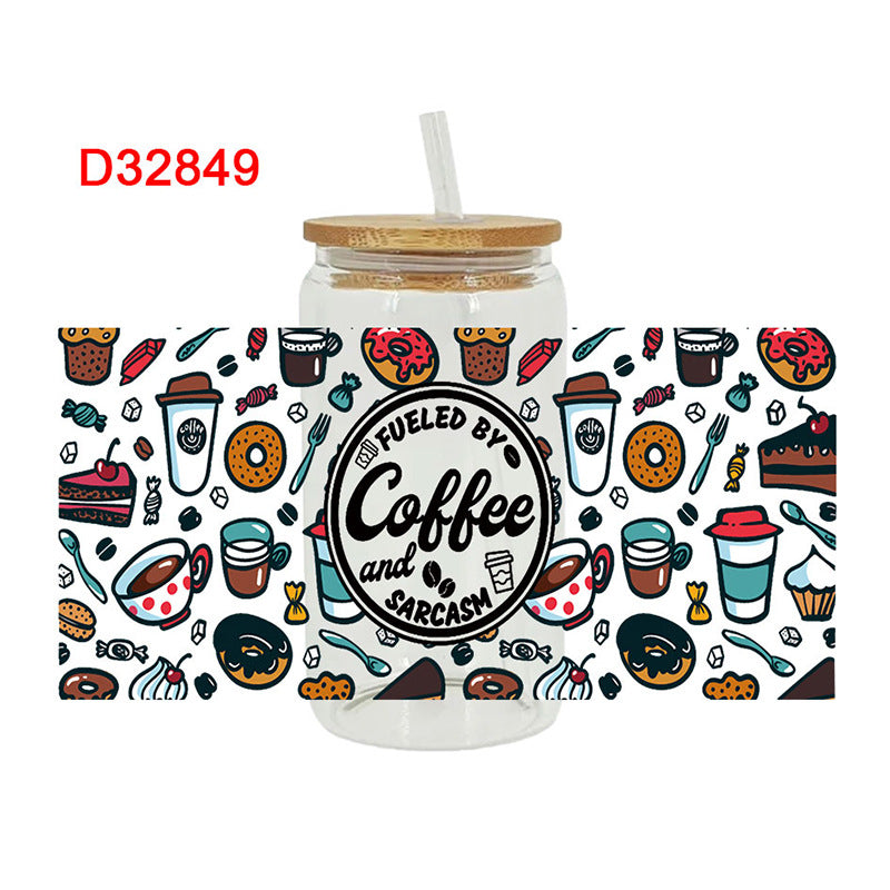 Wholesale Coffee Drinks for  Mother's Day 16oz Cup UV DTF Wraps