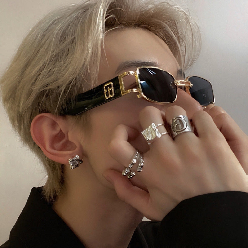 Wholesale Personalized small frame sunglasses trendy sunglasses