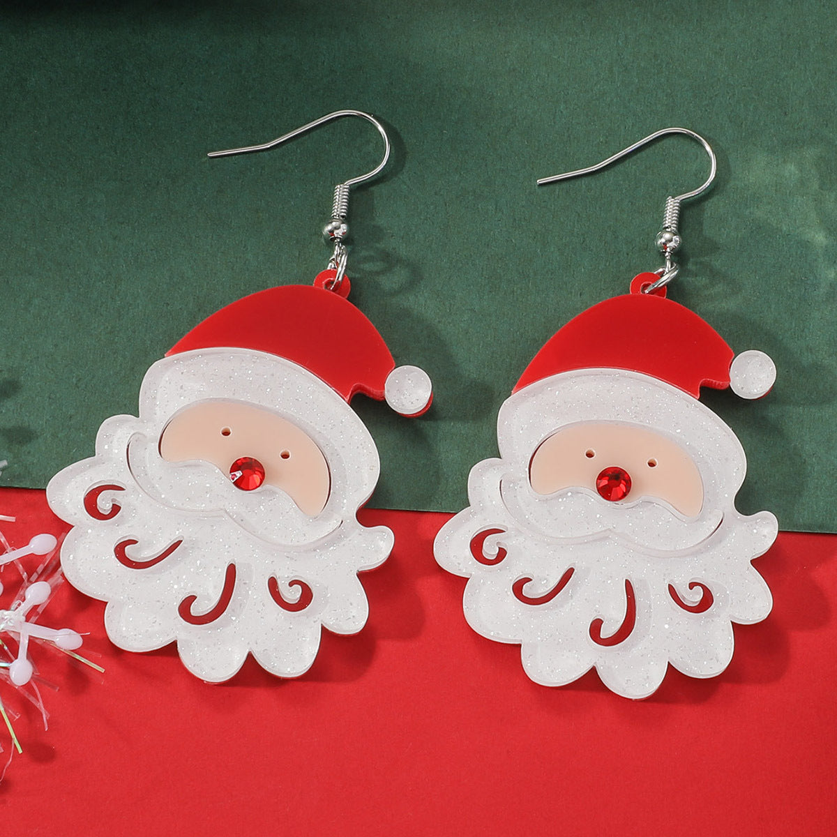 Wholesale Christmas Series  Sock Snowman Acrylic Earrings