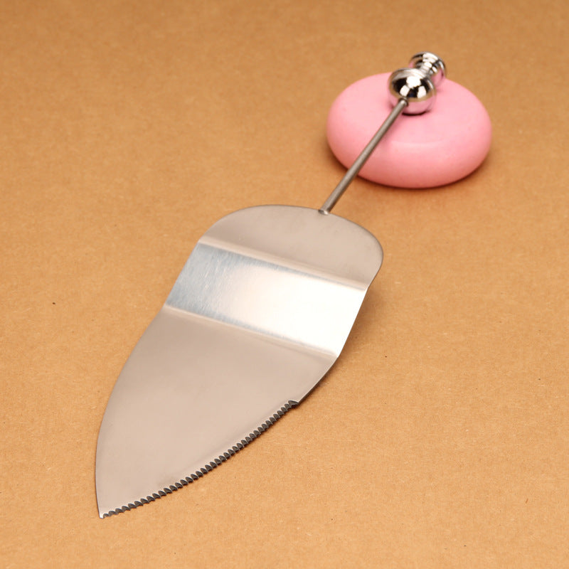 Wholesale Beadable Utensils DIY Stainless Steel Pizza Shovel Bread  Butter Cream Table Cutlery