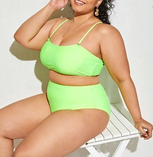 Wholesale plus size split skirt three piece set Swimwear
