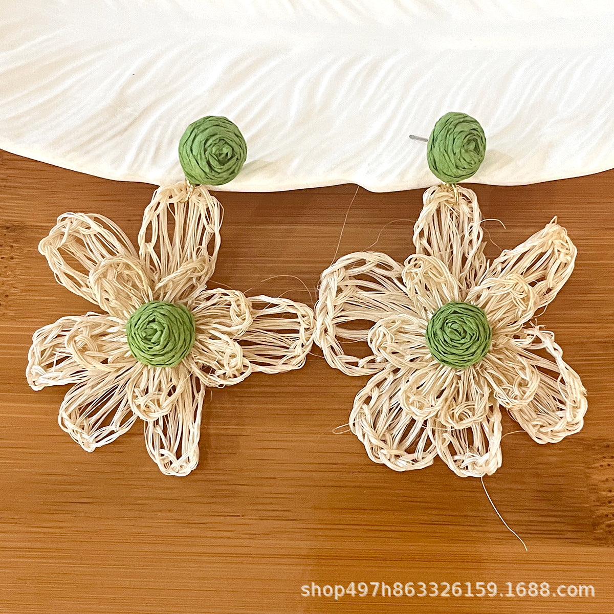 Wholesale Bohemian Flower Earrings