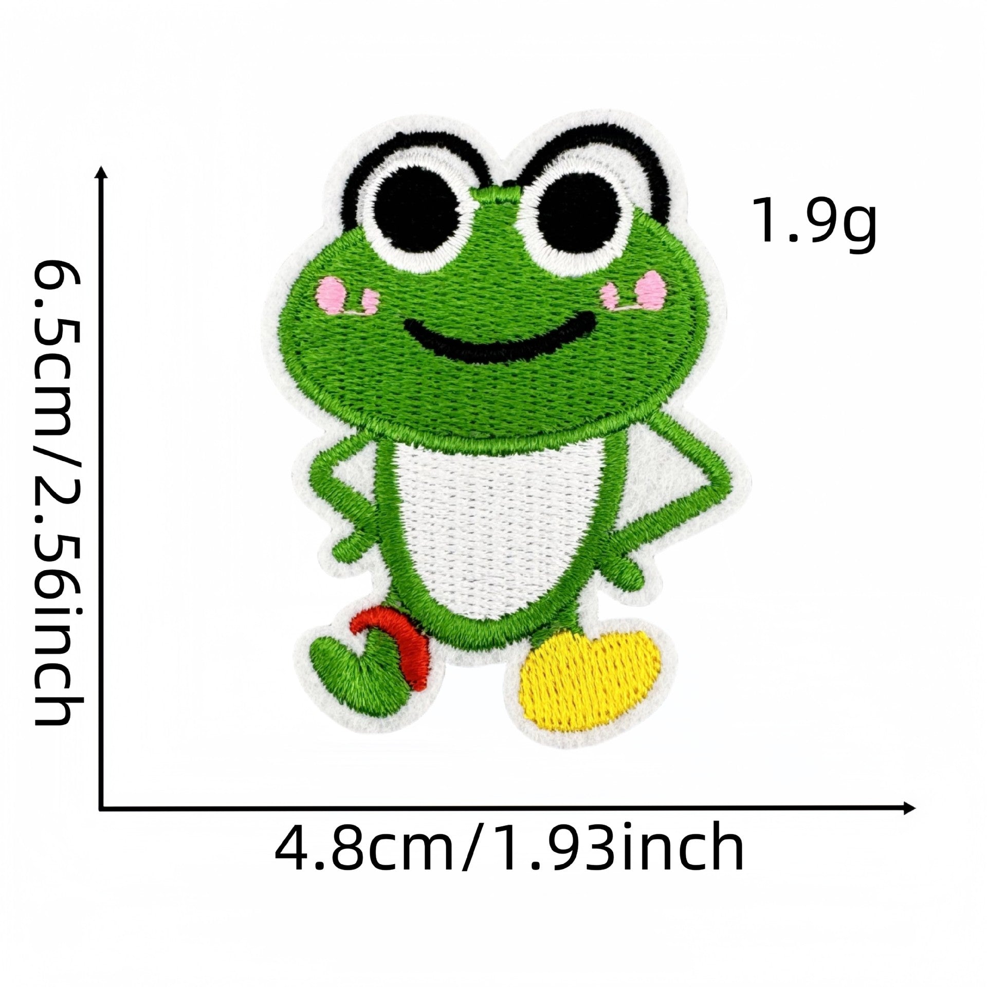 Wholesale Cute animal embroidery patch frog turtle iron-on patch