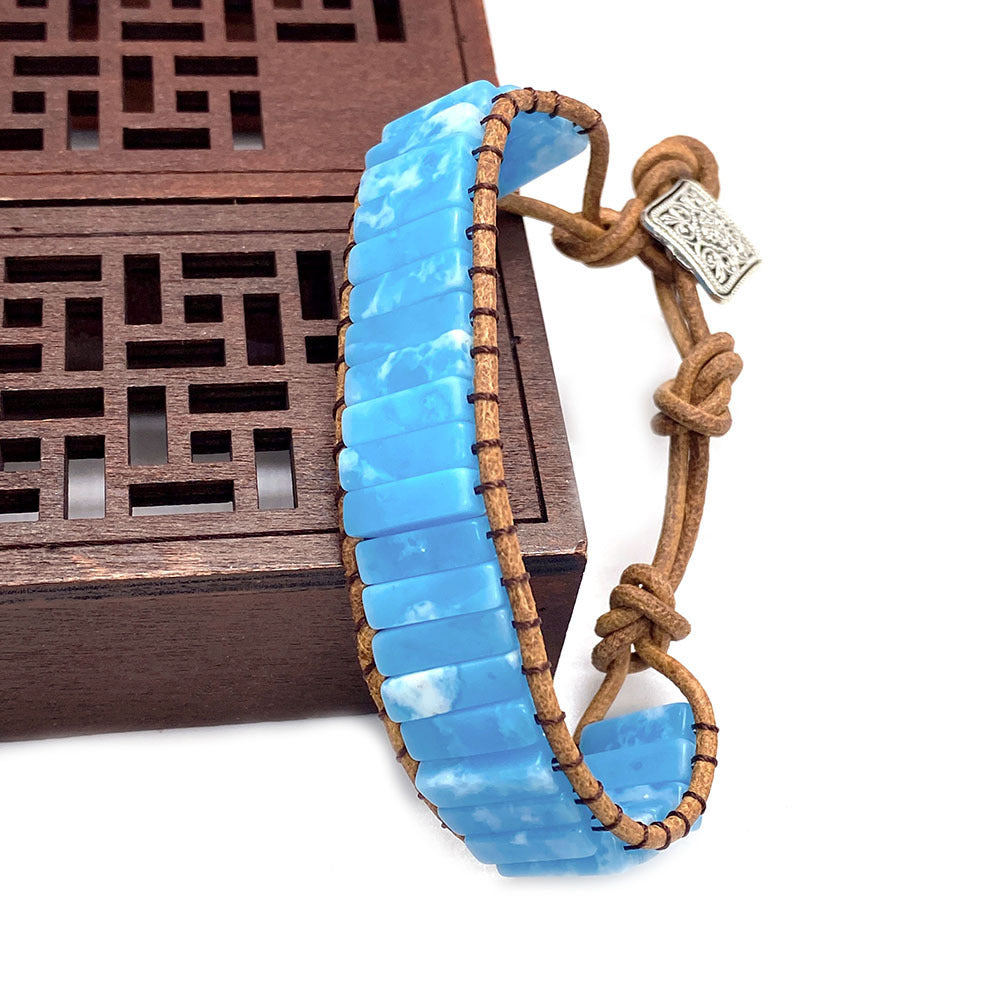 Wholesale Hand Woven Lapis Lazuli Bracelet