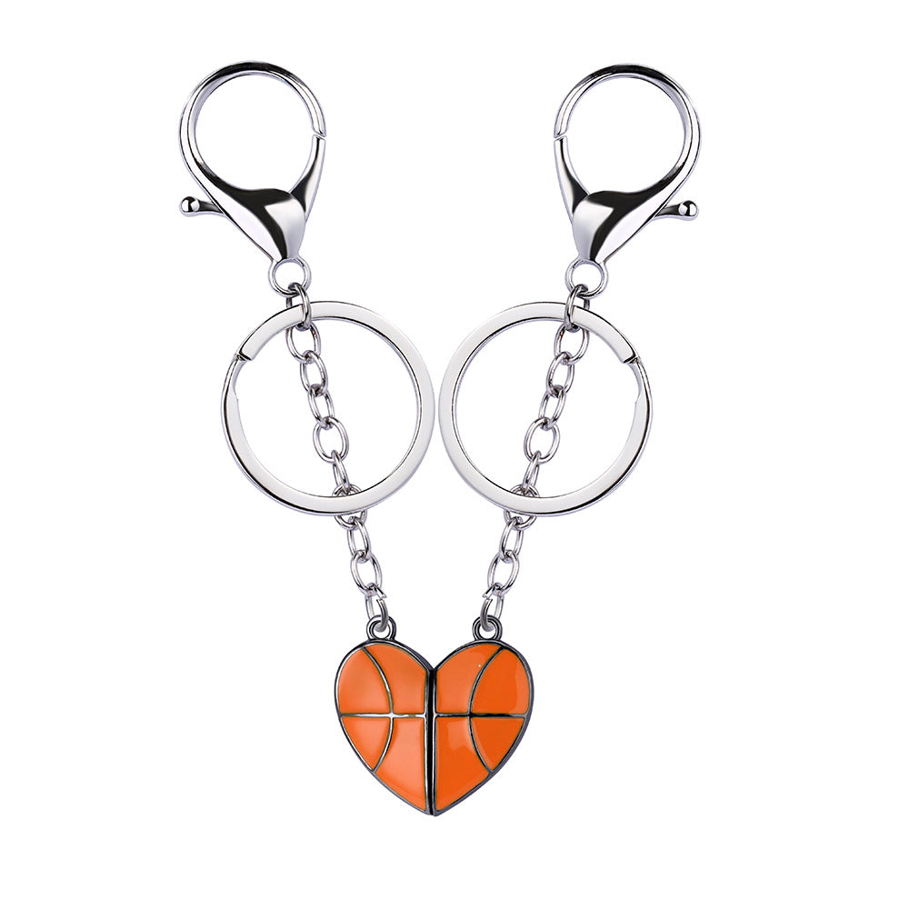 Wholesale Cartoon Sports Basketball Alloy Keychain