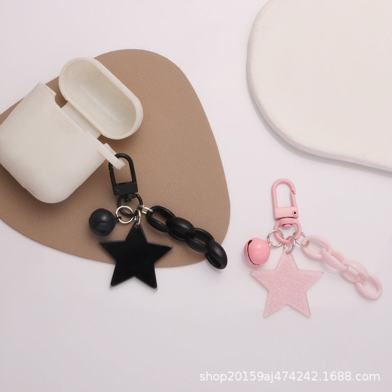 Wholesale Acrylic Five Pointed Star Keychains