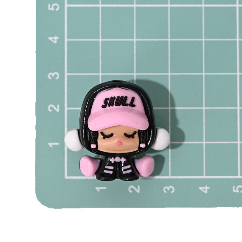 Wholesale 5pcs/pack holes loose beads diy mobile phone beads	OLY Exclusive