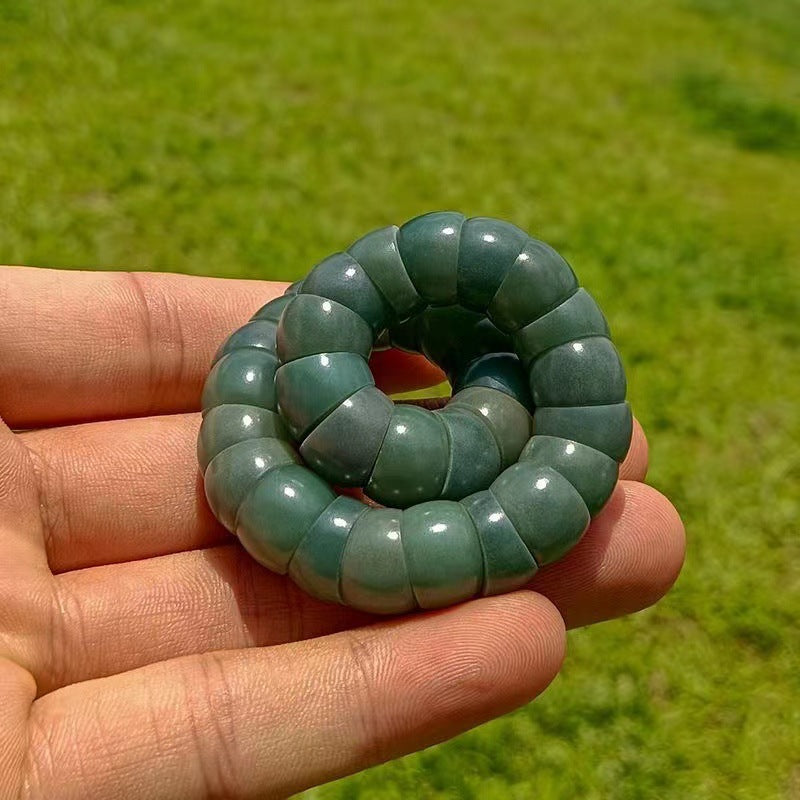 Wholesale Natural white jade bodhi root bracelet