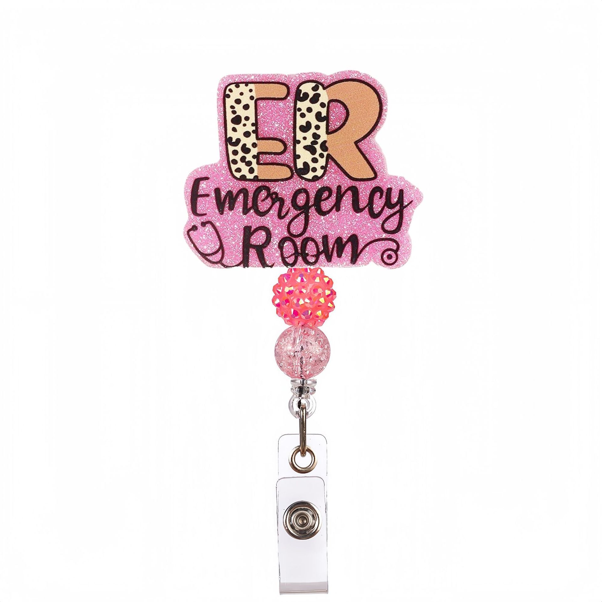 Wholesale acrylic glitter medical DIY beaded diamond ball bow Keychain