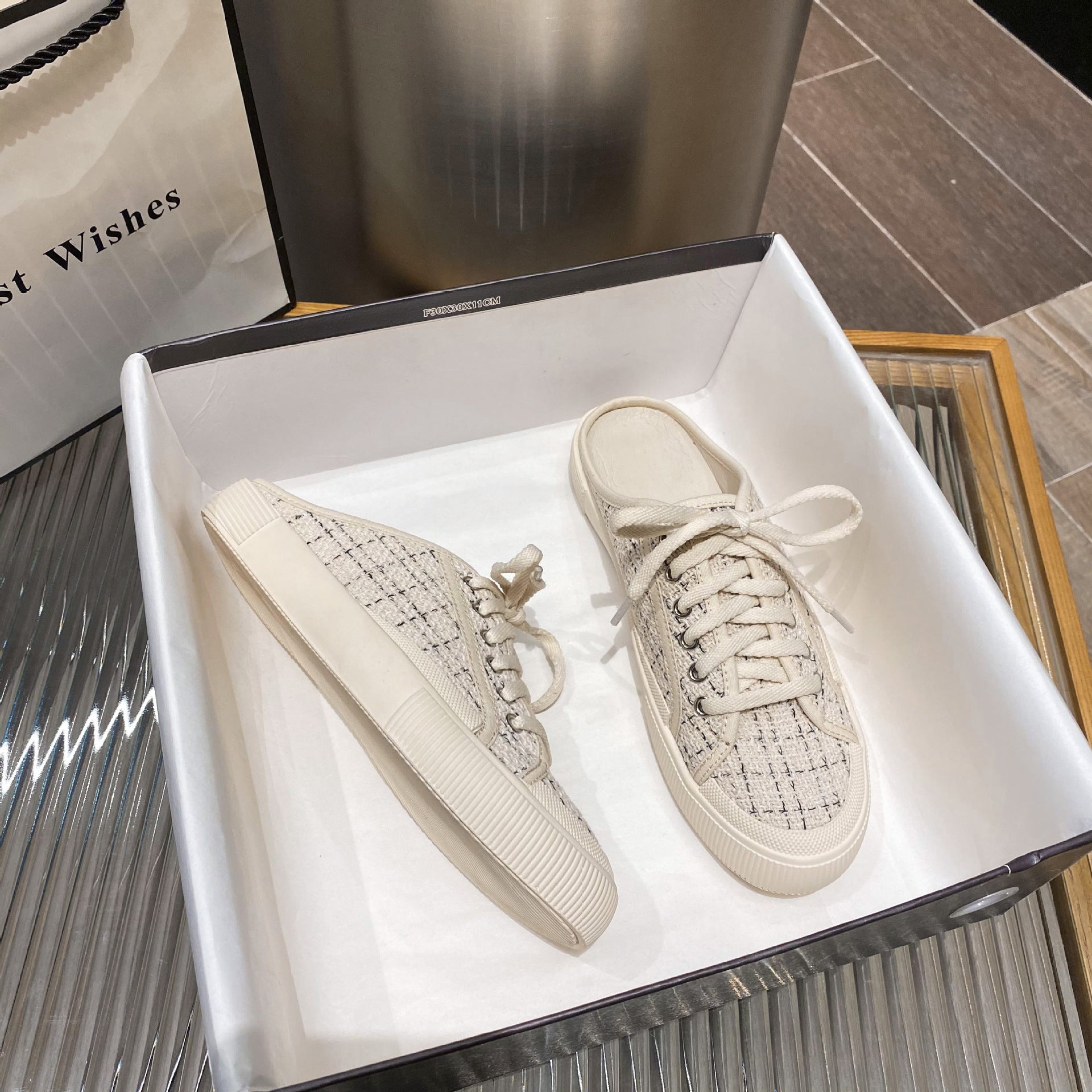 Zapatillas de fondo de lienzo al por mayor