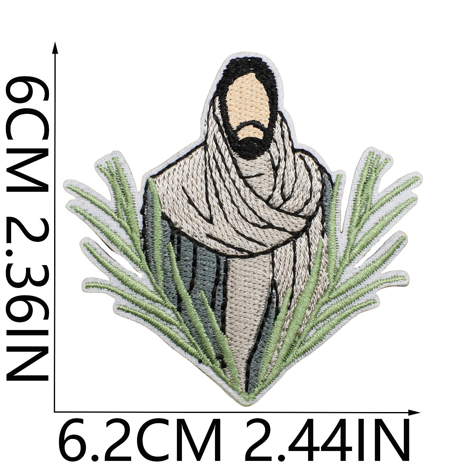 Wholesale Yesu Benzun Embroidered Cloth Stickers