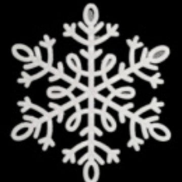 Wholesale Sales multi-style plastic snowflake  decoration