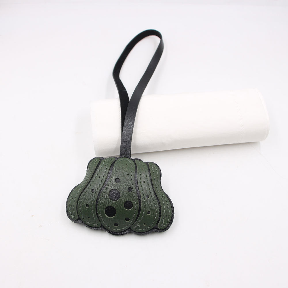 Wholesale Artificial Leather  Pumpkin Lanyard Bag Charm Trendy Fashion Accessory For Party Gifts