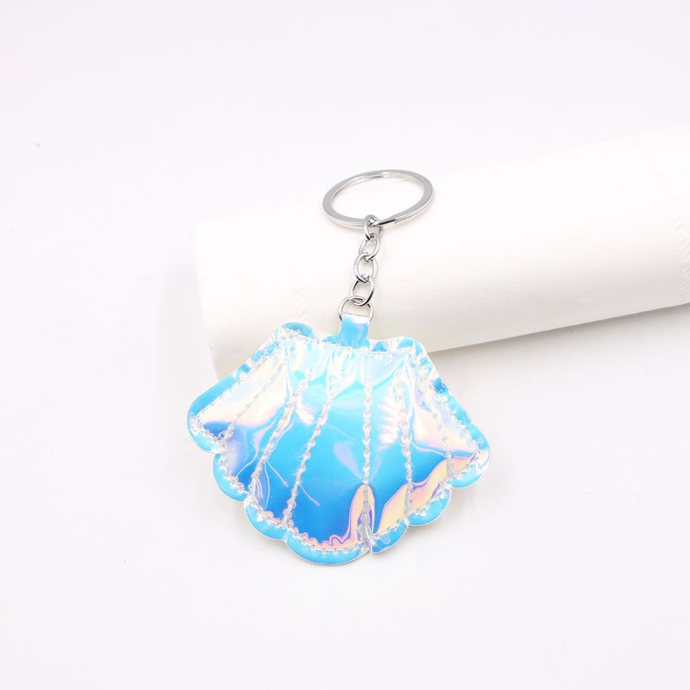 Wholesale Gold Padded Shell Leather Bag Charm Keychain For Car Key Purse Lanyard Fashion Accessory