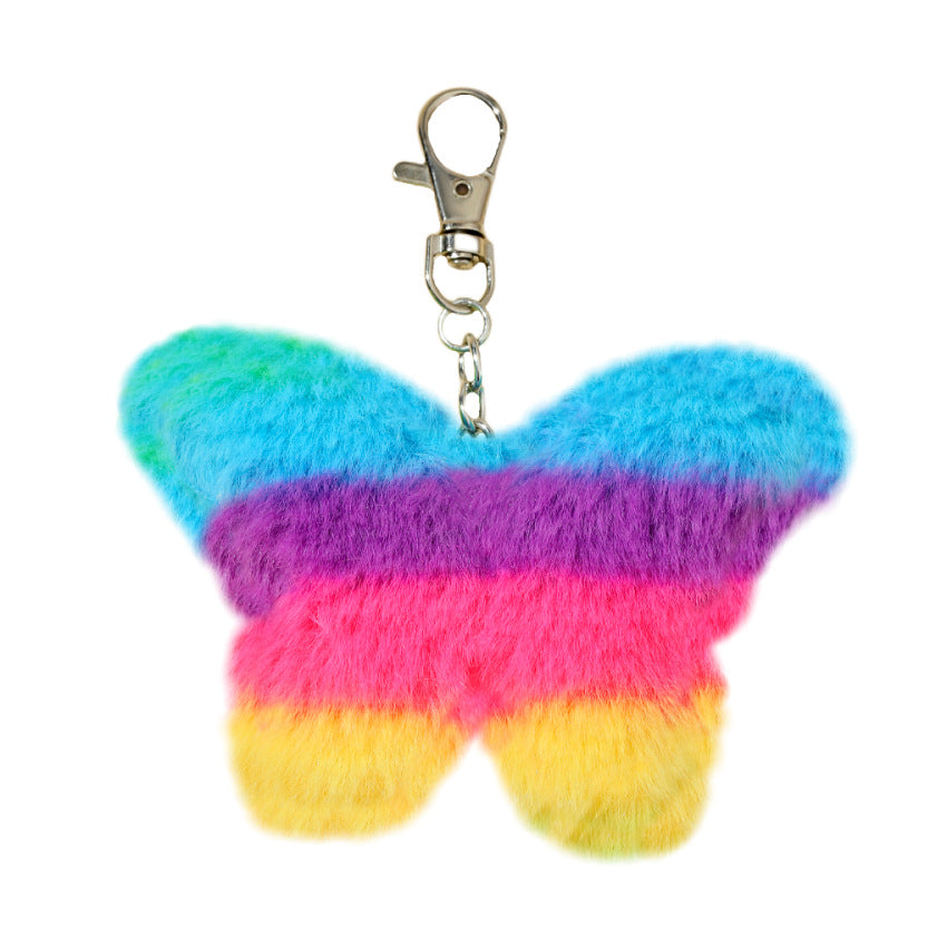 Wholesale Imitation Rex Rabbit Fur Keychain