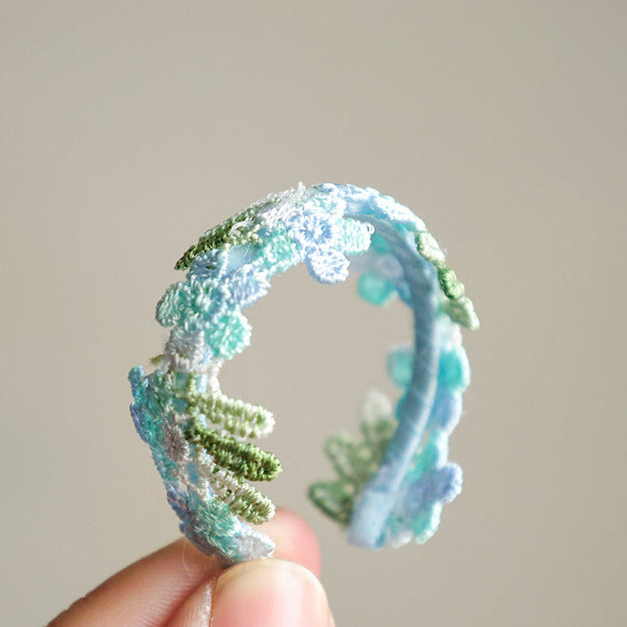 Wholesale Sweet Floral Print BJD Doll Headband Hair Accessory for Everyday Styling