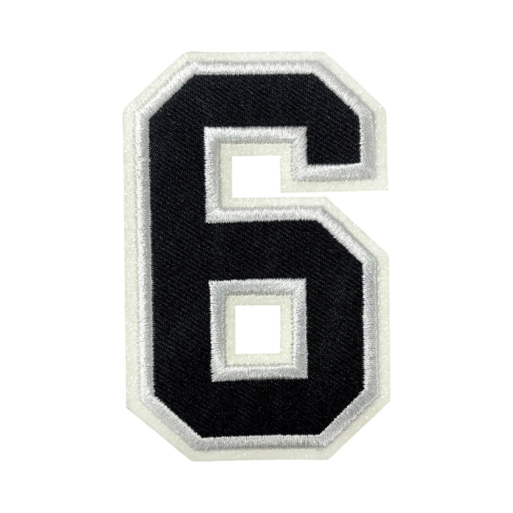 Wholesale Baseball Numbers 0 9 Iron On Embroidery Patches Polyester Fashion Accessory DIY Craft Supply For Clothing And Boutique Resale