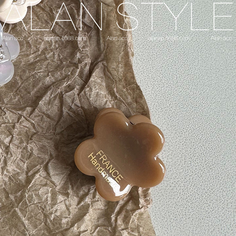 Wholesale Cute Flowers Mini Acetate Hair Clips