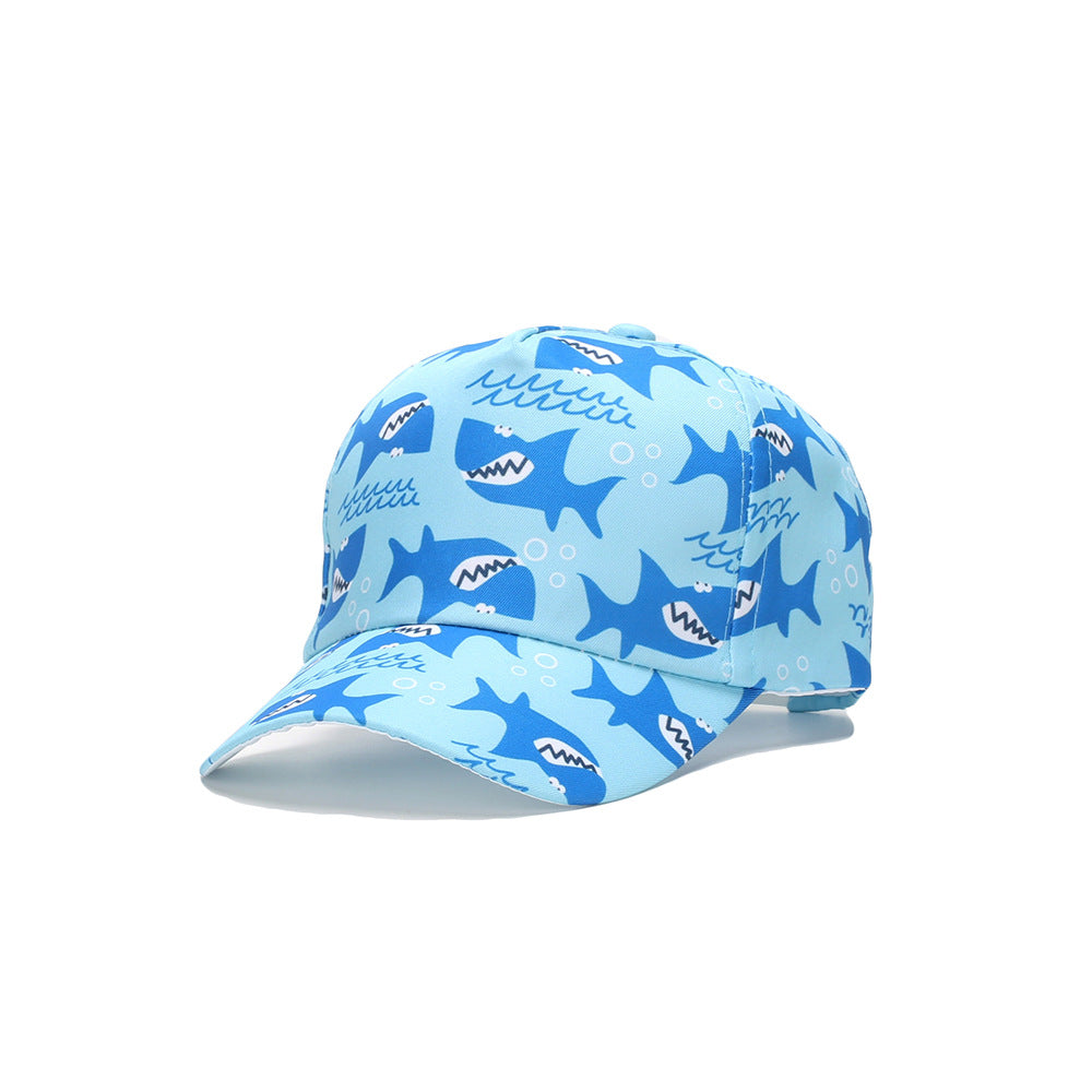 Wholesale Cotton Polyester Cartoon Animal Fruit Print Kids Baseball Cap