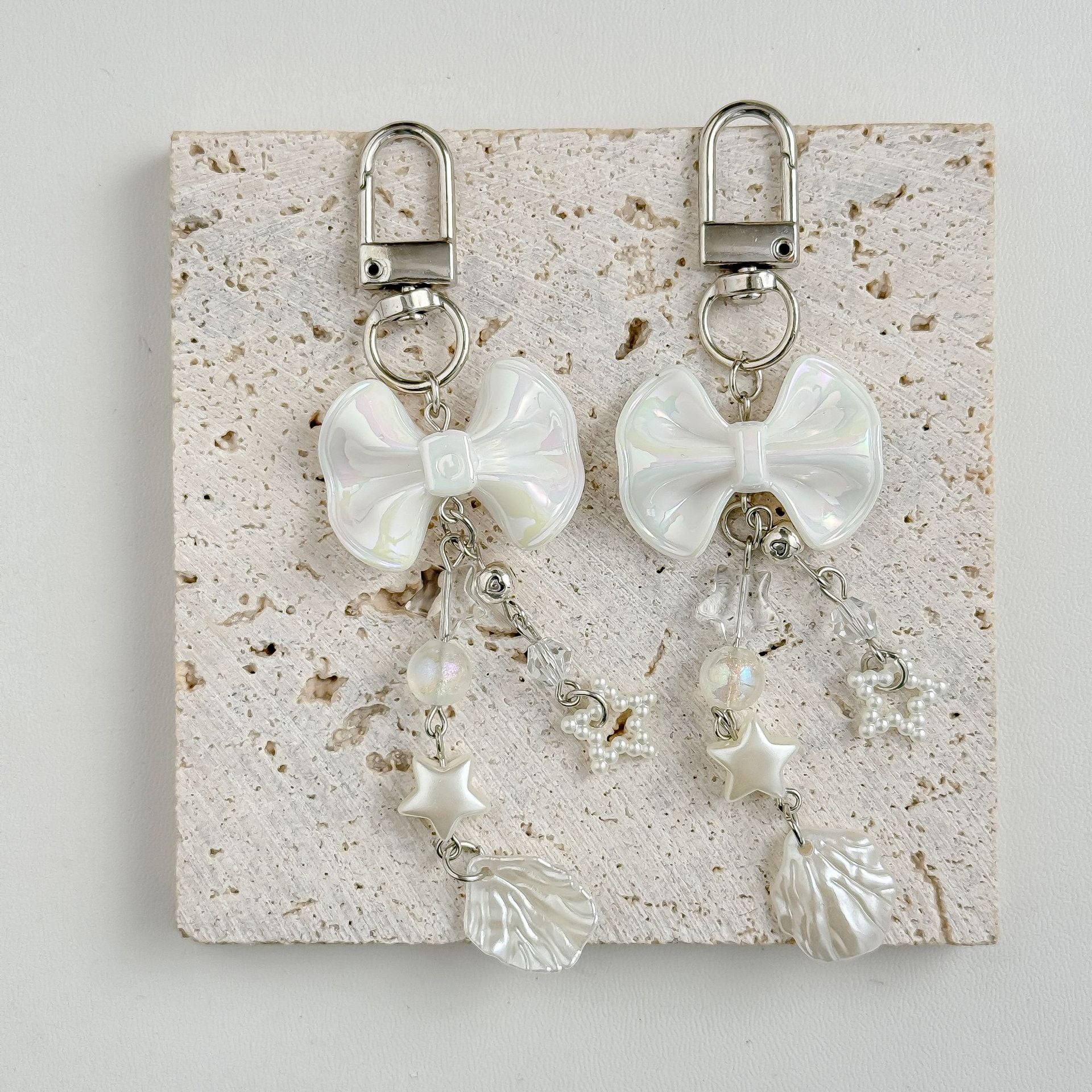 Wholesale ins style girl bow keychain7