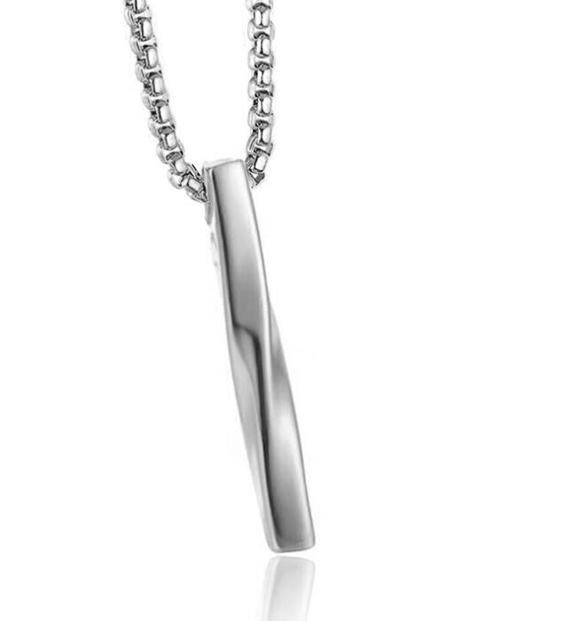 Wholesale Stainless Steel Twisted Punk Necklace