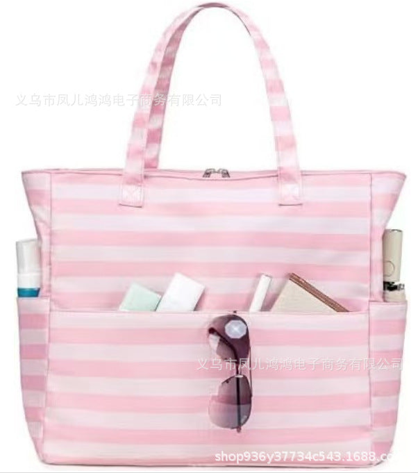 Wholesale multi-functional large  classic popular beach bag travel holiday gym essential