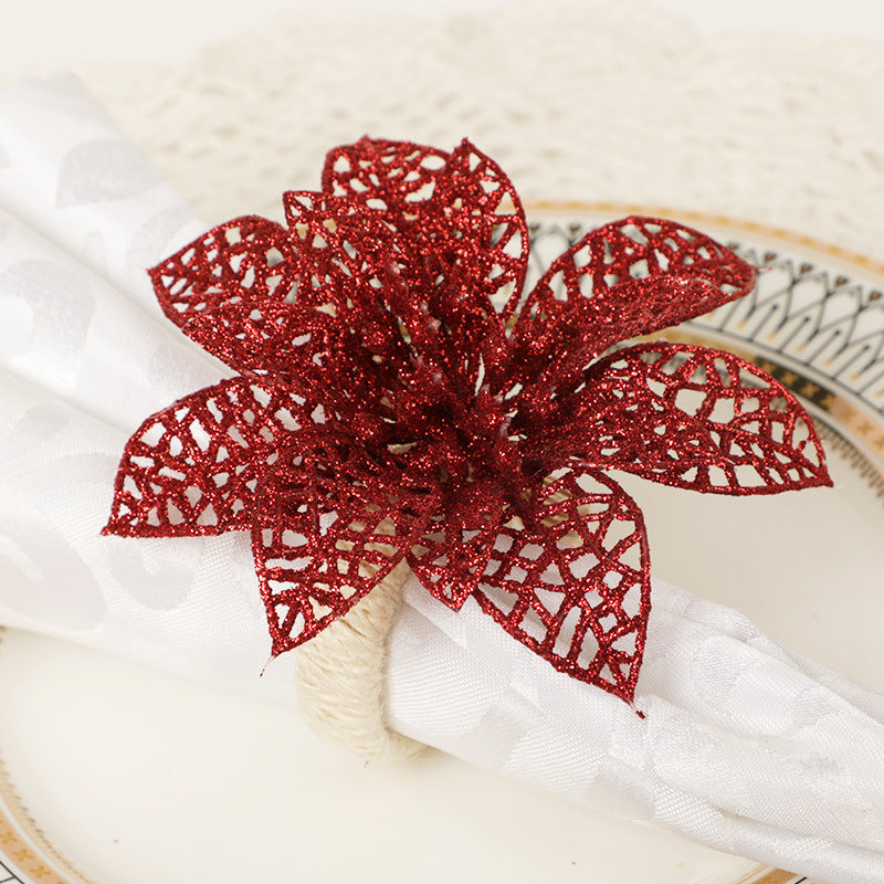 Wholesale Western Christmas Decorative Pineapple Napkin Rings