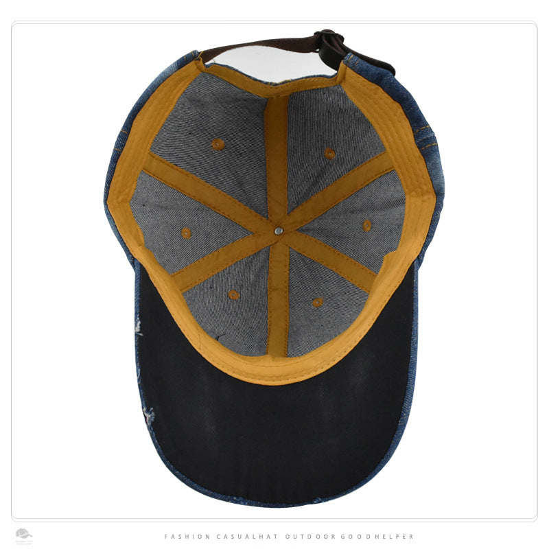 Wholesale Spring and Summer Cowboy Old Drill Baseball Cap Sun Visor Cap