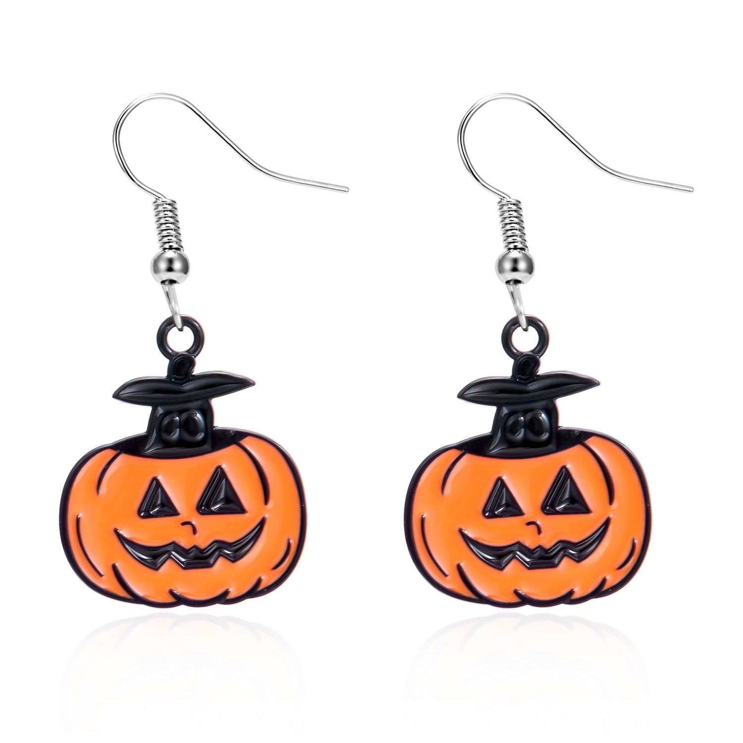 Wholesale Dark Style Halloween Pumpkin Skull Earrings
