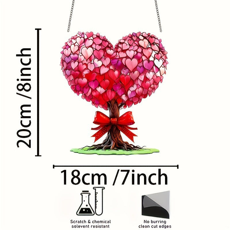 Wholesale Valentine' s Day Heart-shaped Acrylic Home Decor Heart Tree