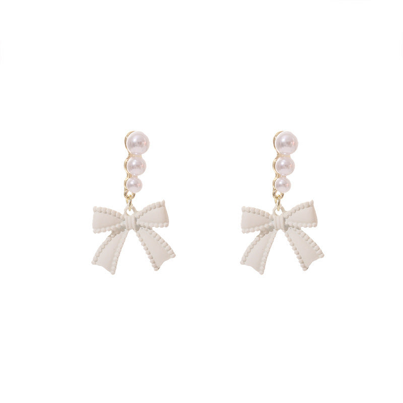 Wholesale S925 Silver Needle Pearl Earrings
