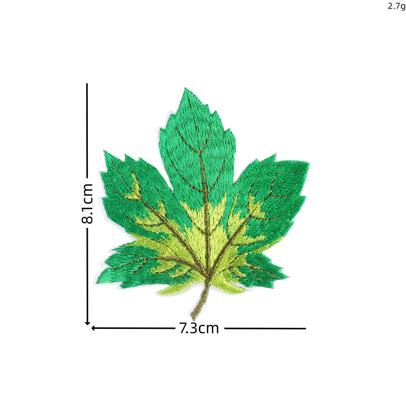 Wholesale Colorful leaves DIY Patches