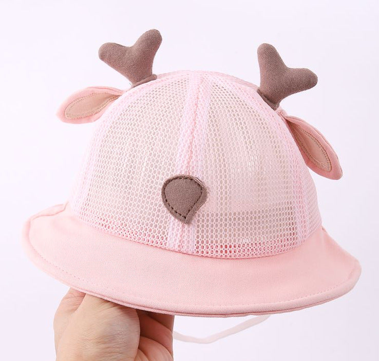 Wholesale Cotton Kids Summer Thin Mesh Bucket Hat