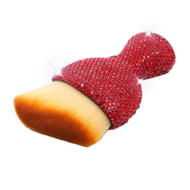 Wholesale Car Air Conditioning Air Outlet Cleaning Diamond Bristle Brush Soft Rubber Car Interior