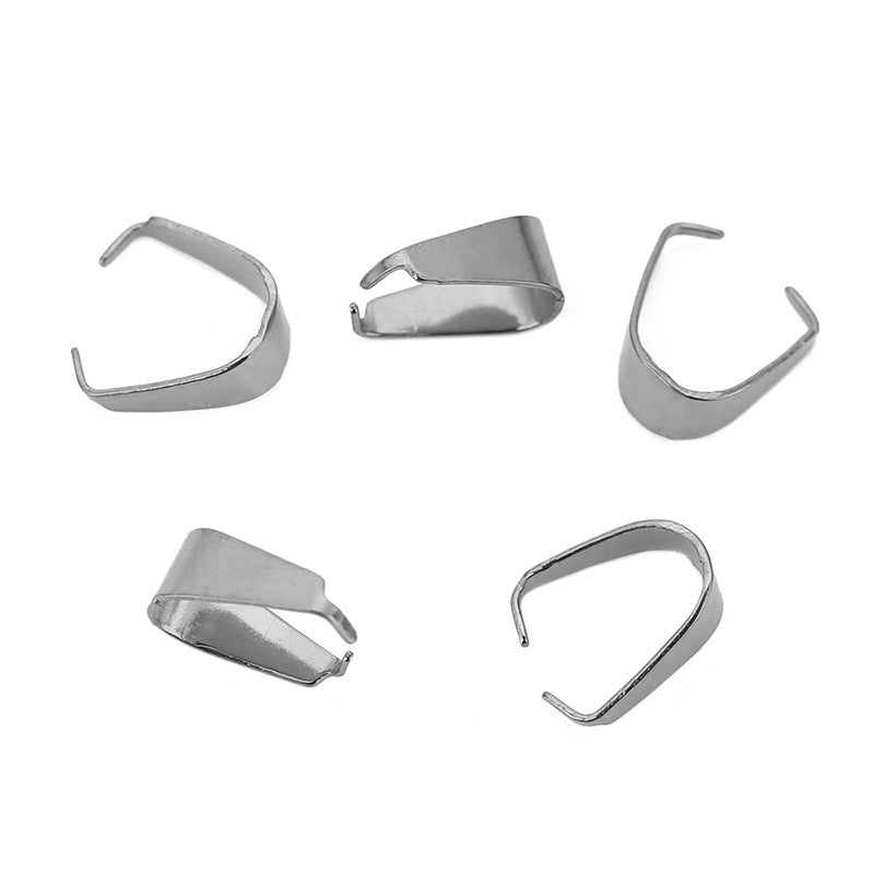 Wholesale 50PCS/PACK Stainless Steel Melon Seed Buckle DIY Necklace Accessories