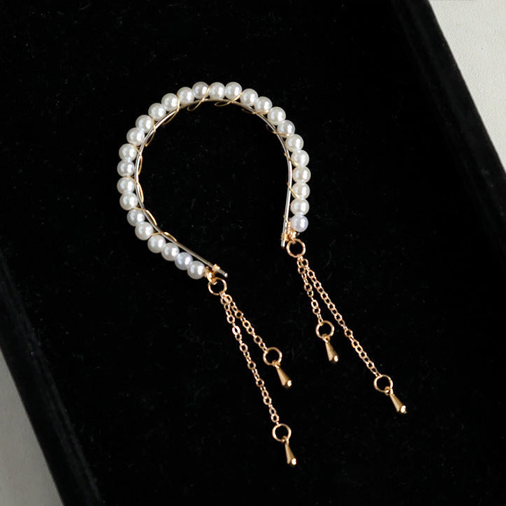 Wholesale Fairy Style BJD Doll Headband Imitation Pearl Hair Accessory