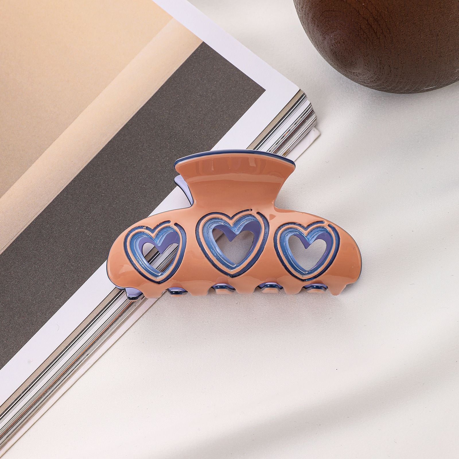 Wholesale Valentine's Day Autumn and Winter Large Shark Clip Hair Clips