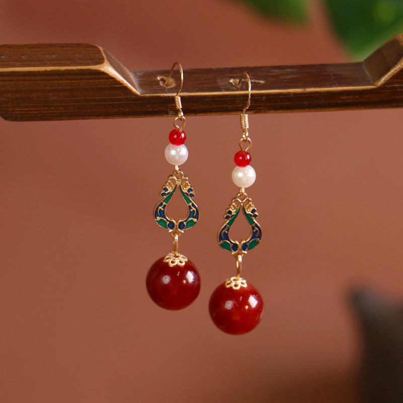 Wholesale Vintage court style ethnic antique earrings