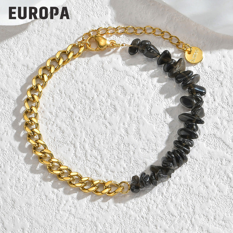 Wholesale Titanium Steel Gravel Bracelet