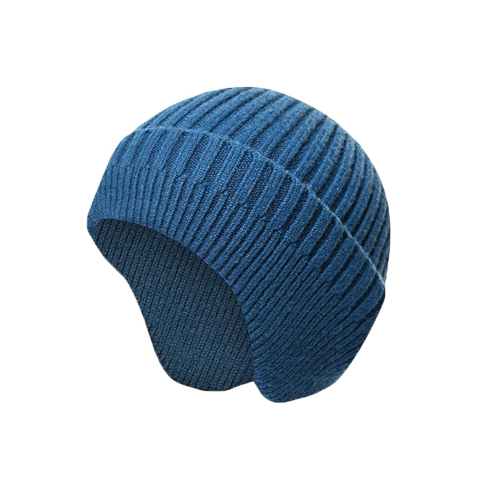 Wholesale Autumn and Winter Thick Warm Ear Protection Men's and Women's Outdoor Cold Proof Pullover Knitted Hat