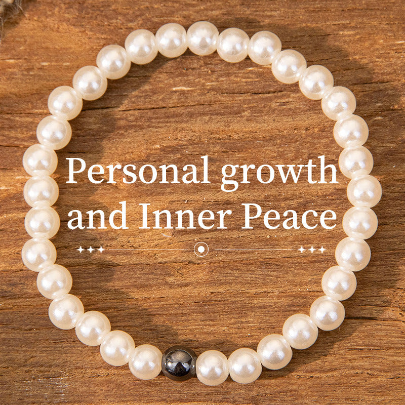 Wholesale Bohemian Love Stone Multi layered Stacked Crystal Bracelet