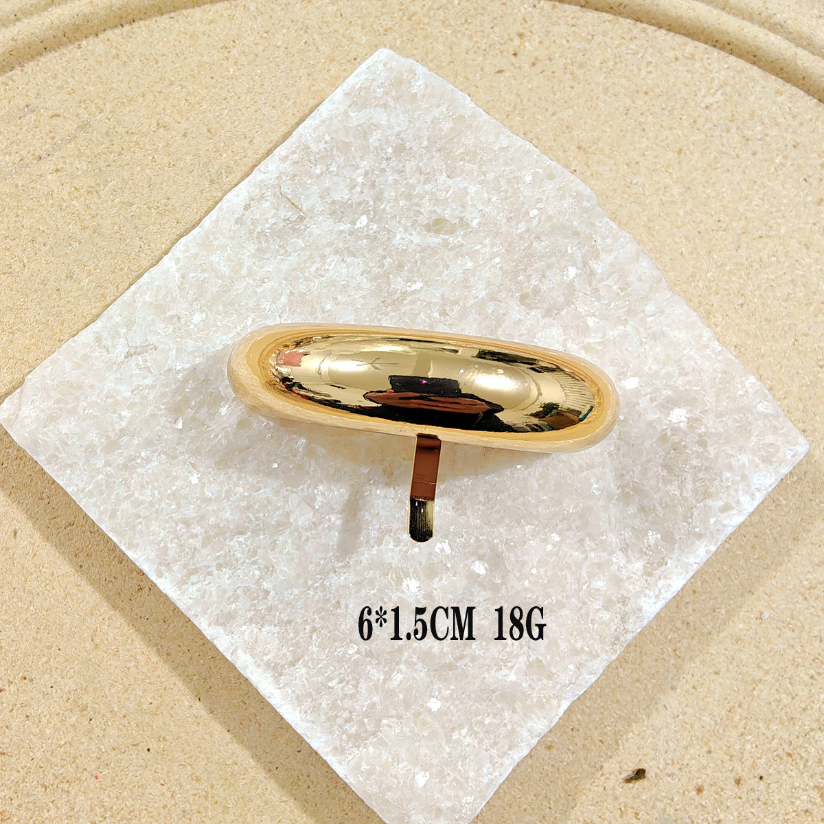 Wholesale Geometric U-shaped back of head hair hook ponytail clip