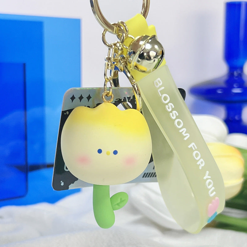 Wholesale Resin Tulip Keychain