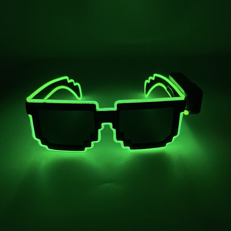 Wholesale Bar nightclub wireless luminous glasses sunglasses party LED disco atmosphere props