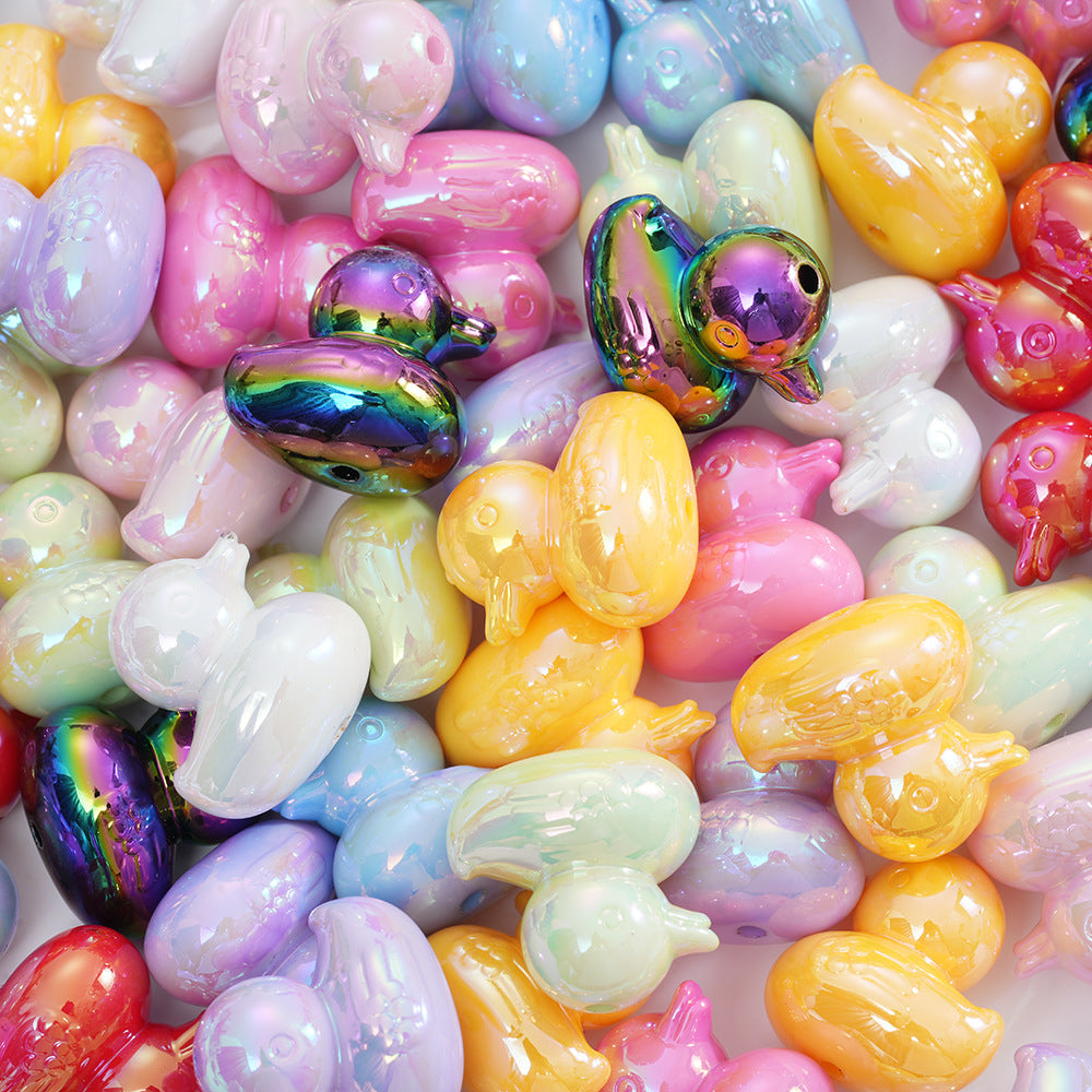 Wholesale 10pcs Duck Beads DIY Jewelry Accessories Vertical  Beads