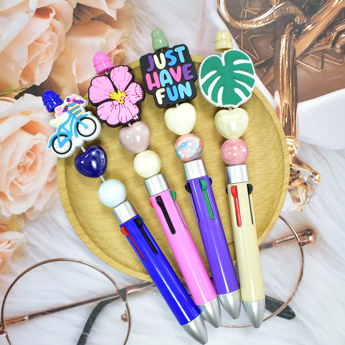 Wholesale Random 100pcs/pack   Summer series card bead  Focal Beads