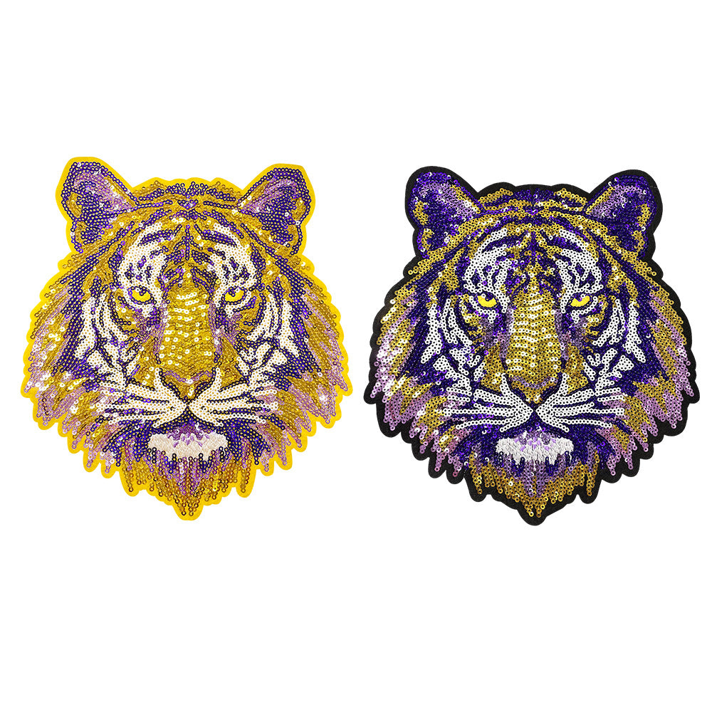 Wholesale LSU Tigers Football Embroidered Iron On Patch DIY Clothing Bag Fashion Accessory OLY Exclusive